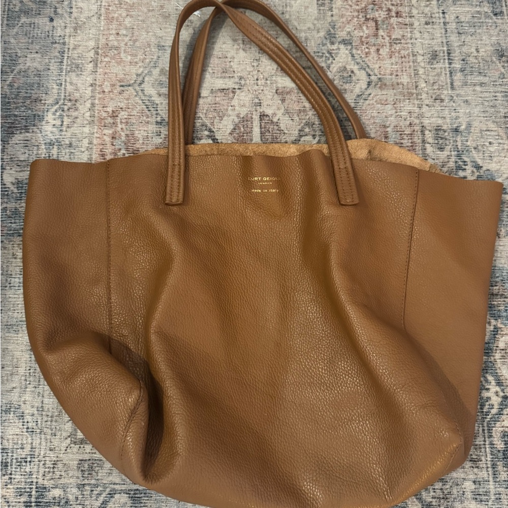 Kurt Geiger London Violet Leather Hobo Bag